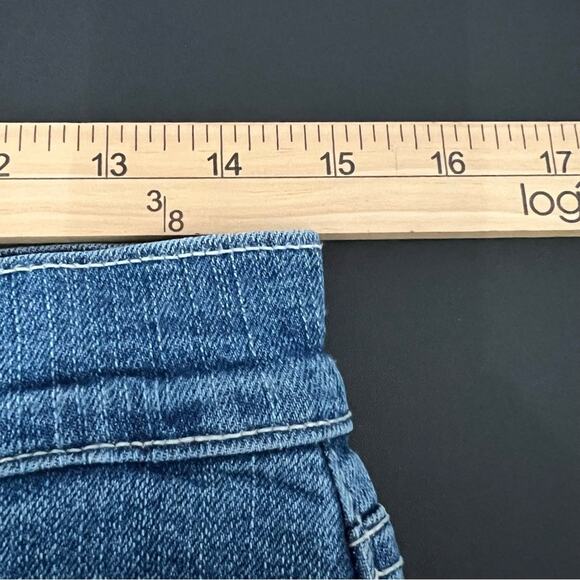 NYDJ Comfort Athleisure Plain Pocket Denim Clam Diggers Capris | Women’s Size 8 - Picture 7 of 10